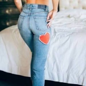 Revice Denim Mon Amour Cropped Jeans 30